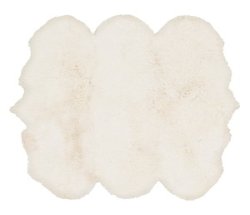 Surya Sheepskin Shs-9600 Area Rug, 6' x 6'