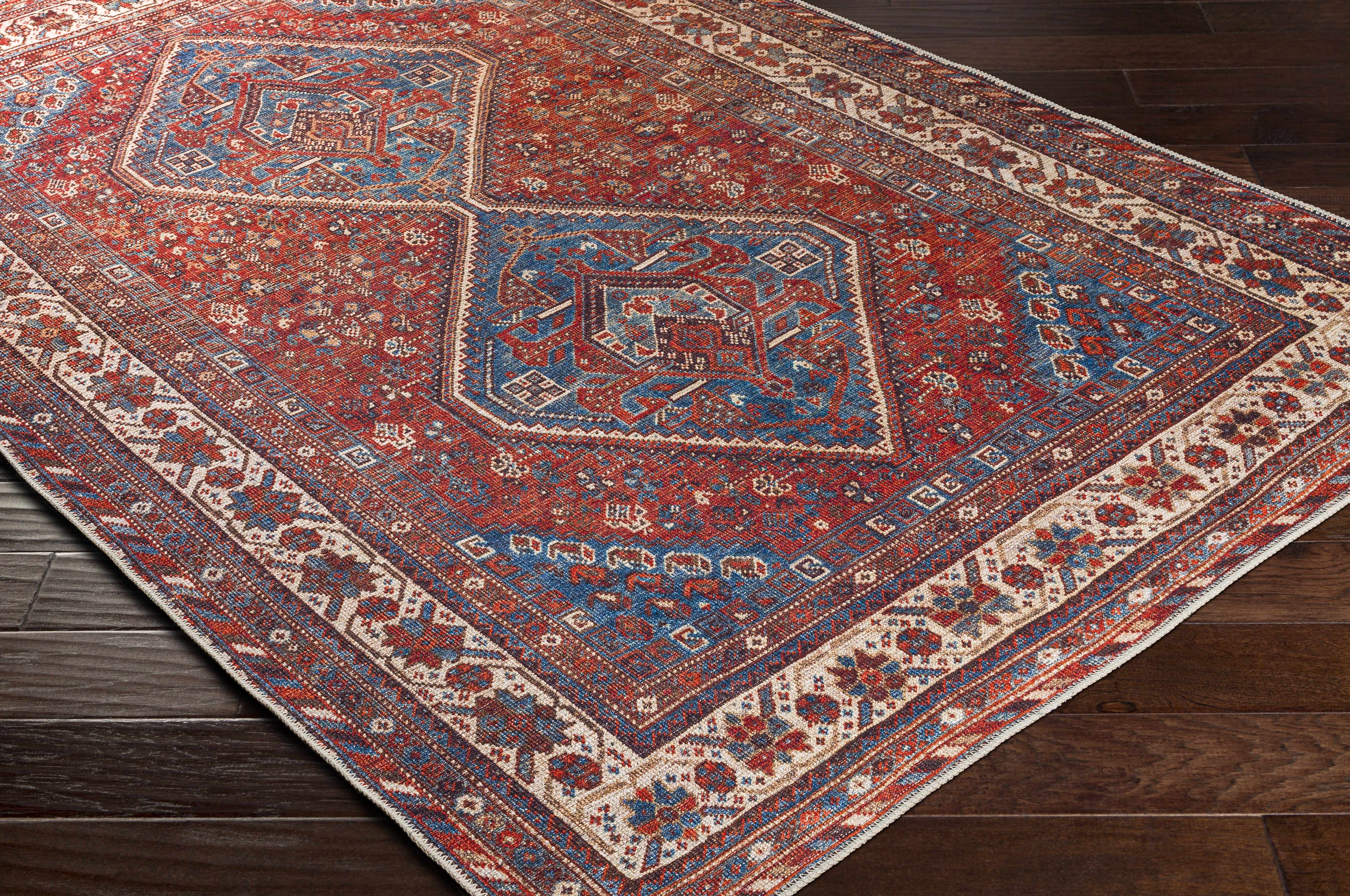 Bademli 2' x 2'11in Traditional Updated Traditional Washable Area Rug - Hauteloom