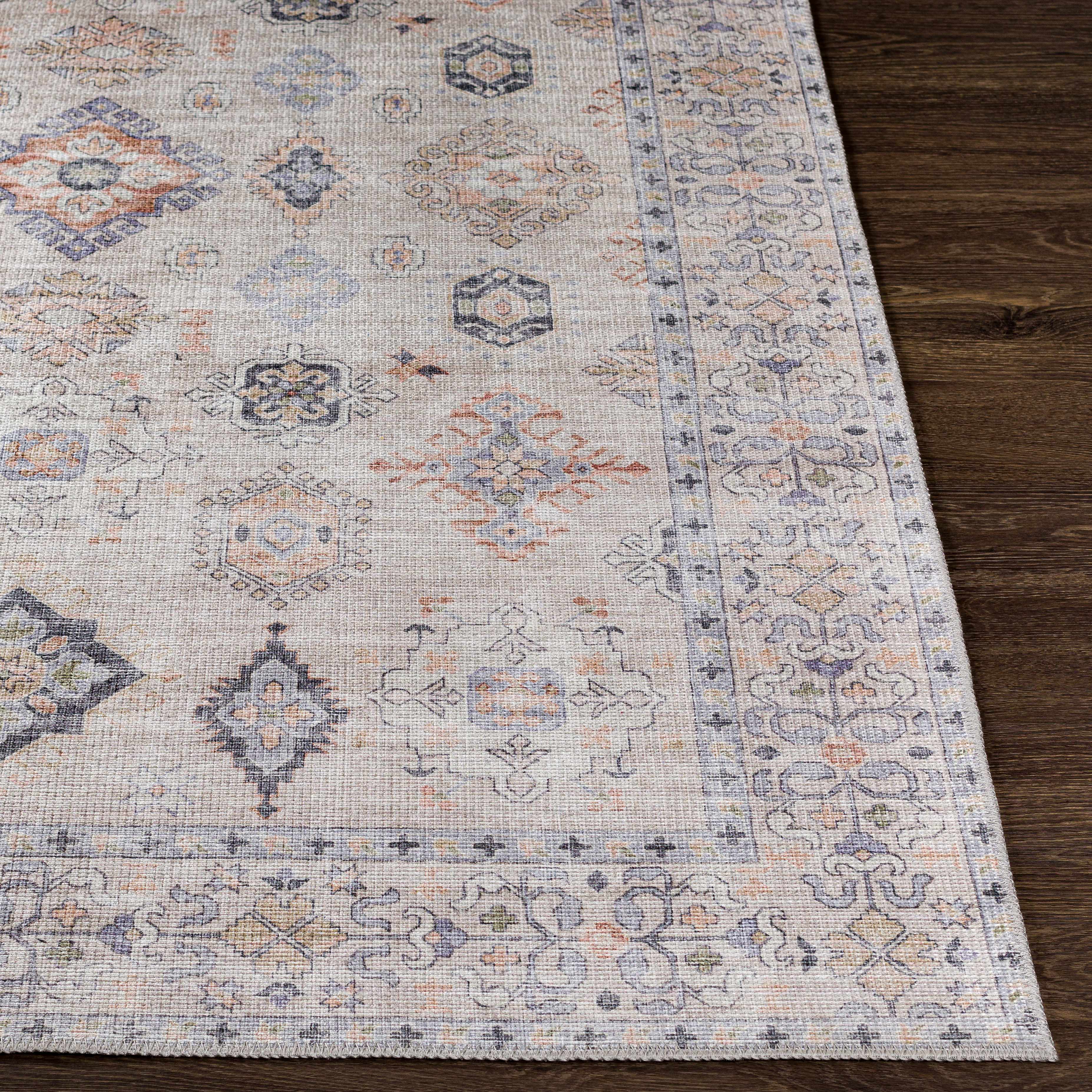 Beckett 2'7in x 7'3in Traditional Updated Traditional Farmhouse Washable Runner - Hauteloom