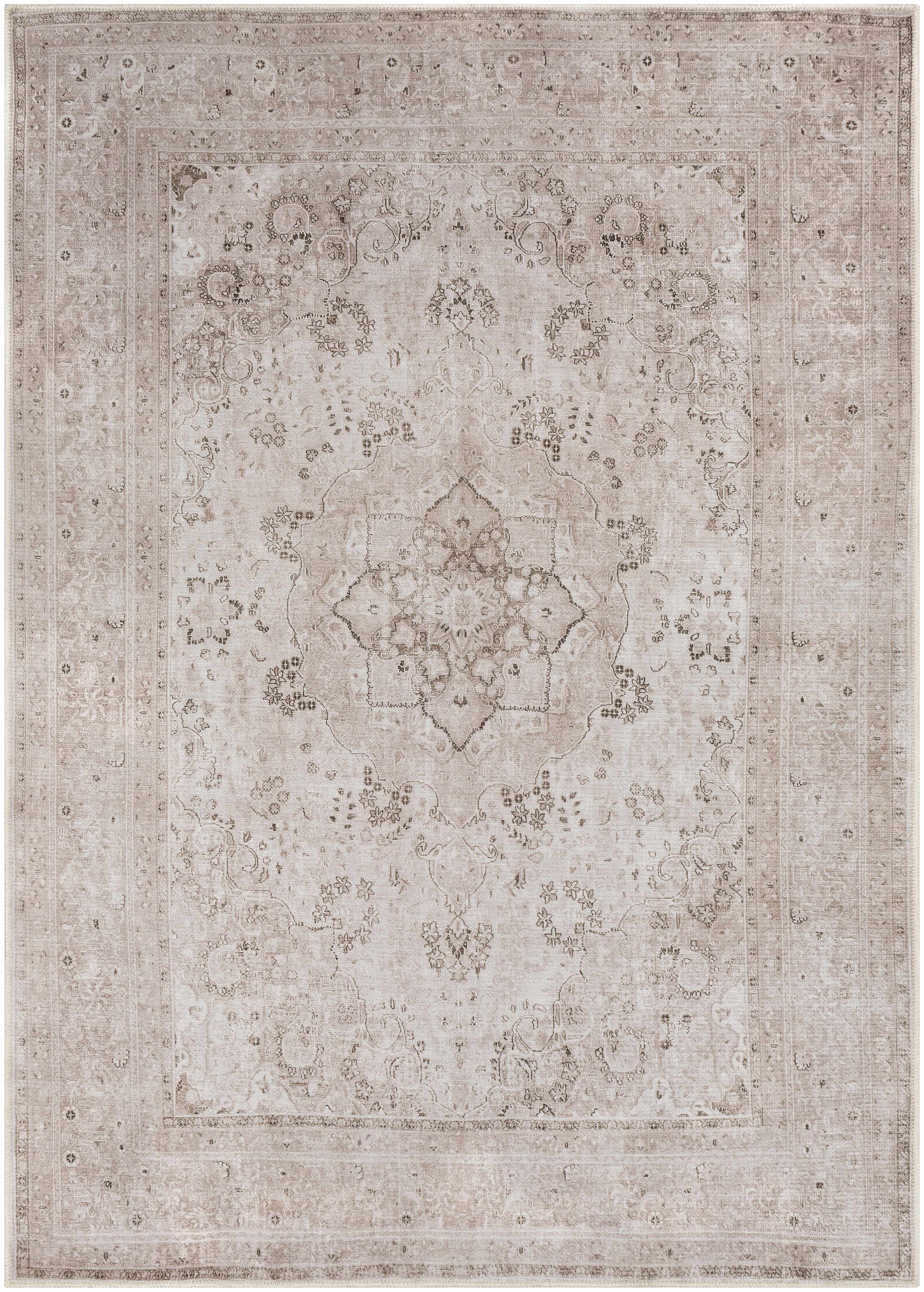 Bethany 5'3in x 7'3in Updated Traditional Washable Area Rug - Hauteloom