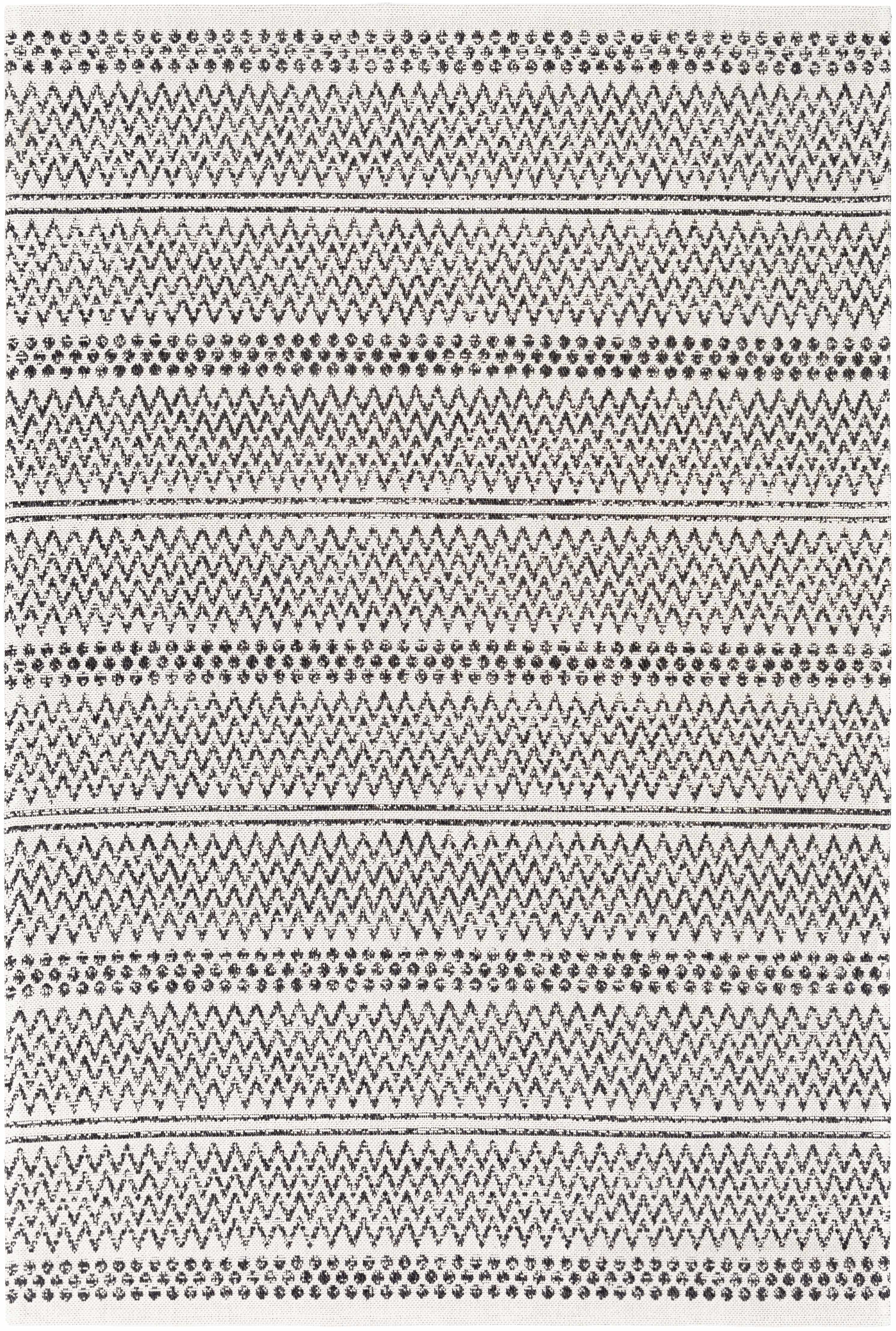 Bewbush 5' x 7'3in Cotton Washable Area Rug - Hauteloom