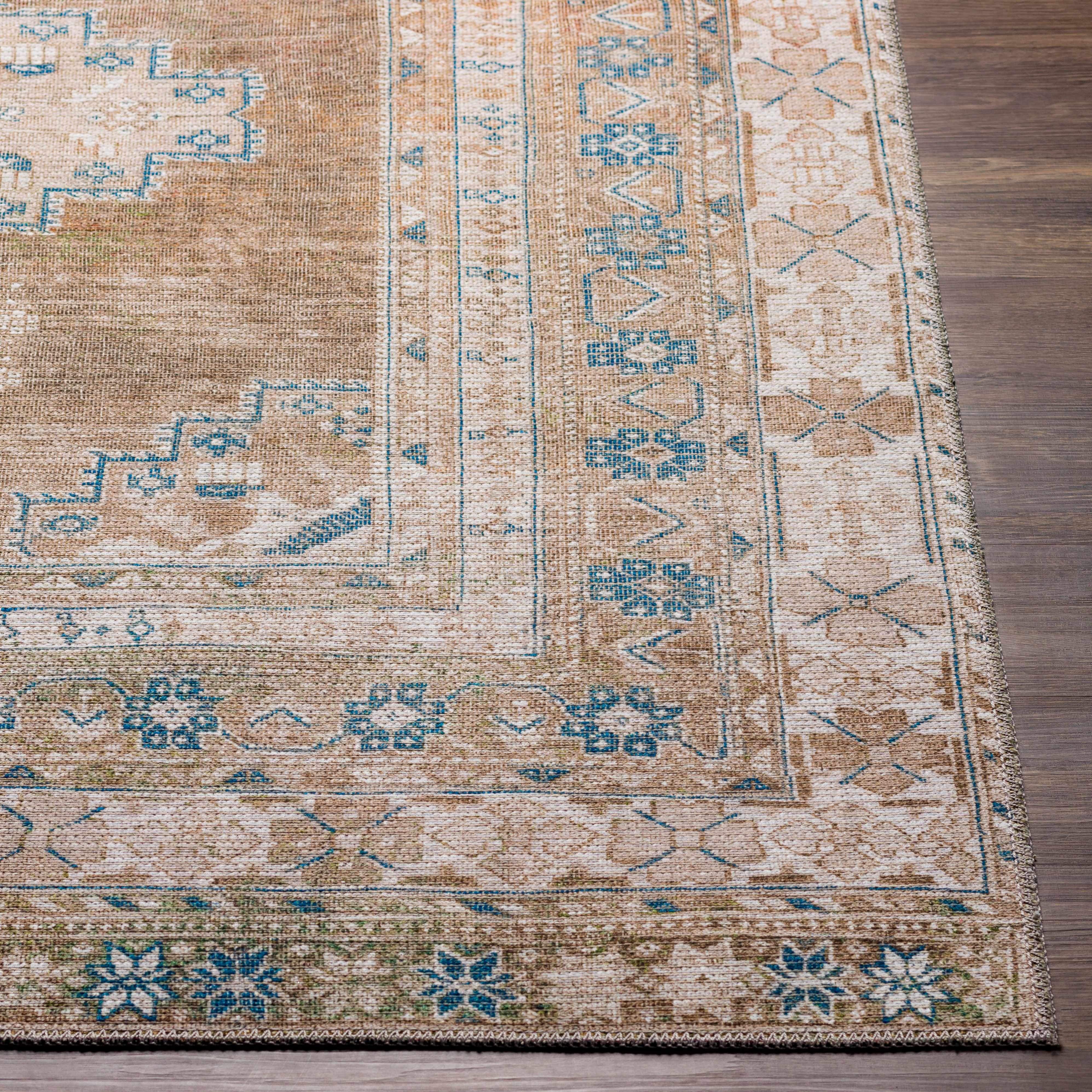 Baltinglass 7'10in x 10'2in Updated Traditional Farmhouse Washable Area Rug - Hauteloom