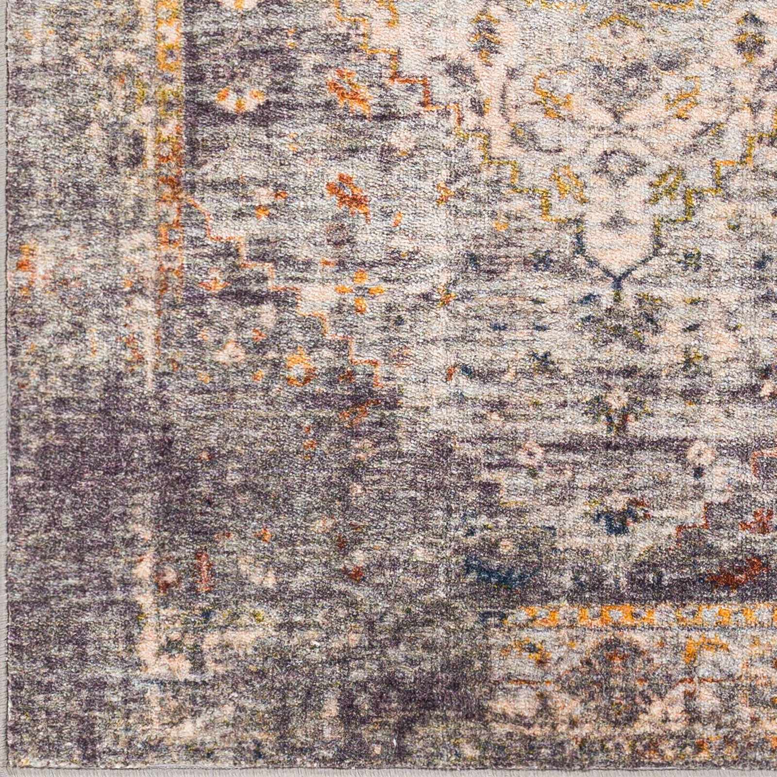 Basiad 2'7in x 4' Updated Traditional Farmhouse Washable Area Rug - Hauteloom