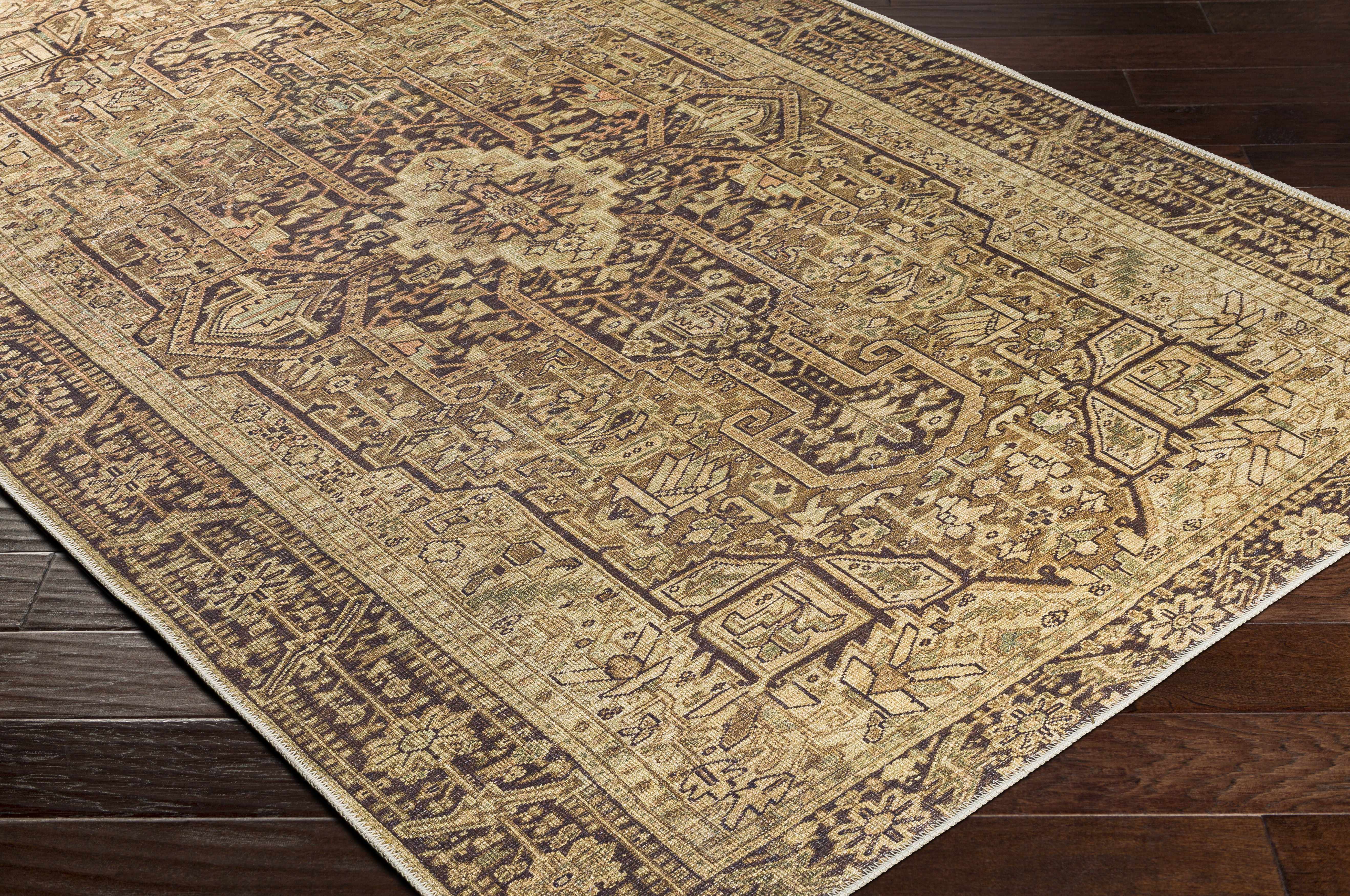 Buliran 2'7in x 7'10in Traditional Updated Traditional Washable Runner - Hauteloom