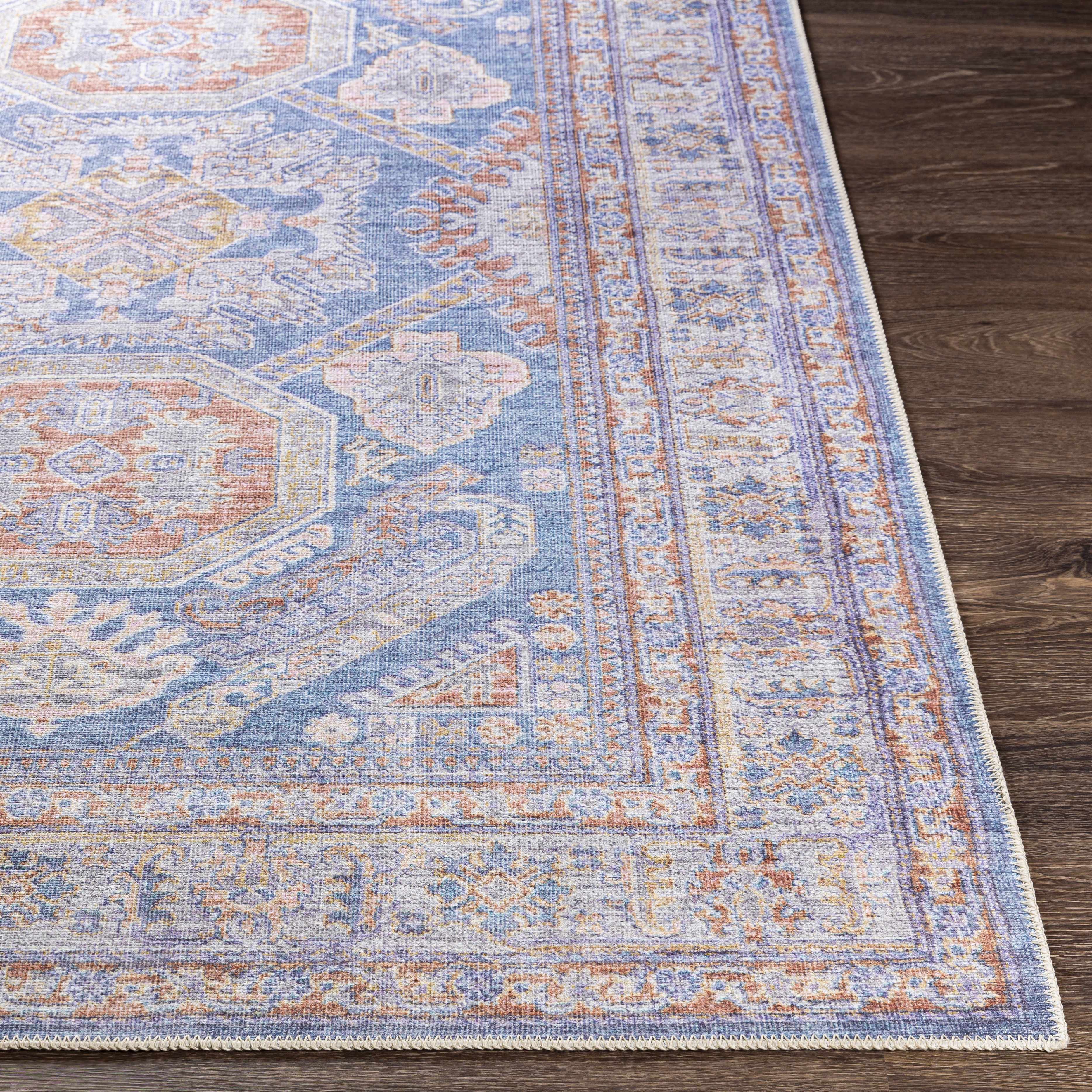 Hypoluxo 2' x 2'11in Traditional Washable Area Rug - Hauteloom