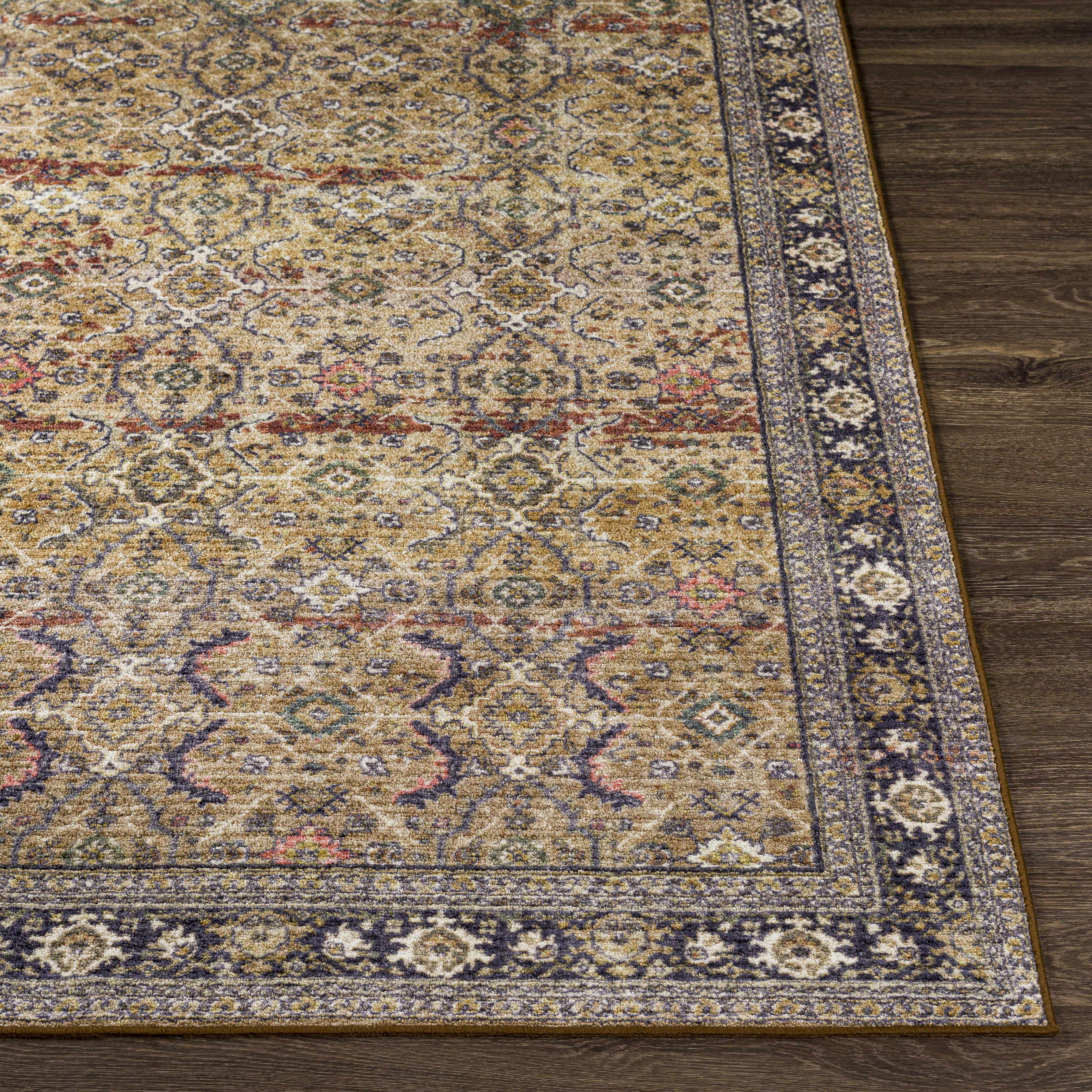 Kalbugan 2'7in x 4' Traditional Updated Traditional Washable Area Rug - Hauteloom