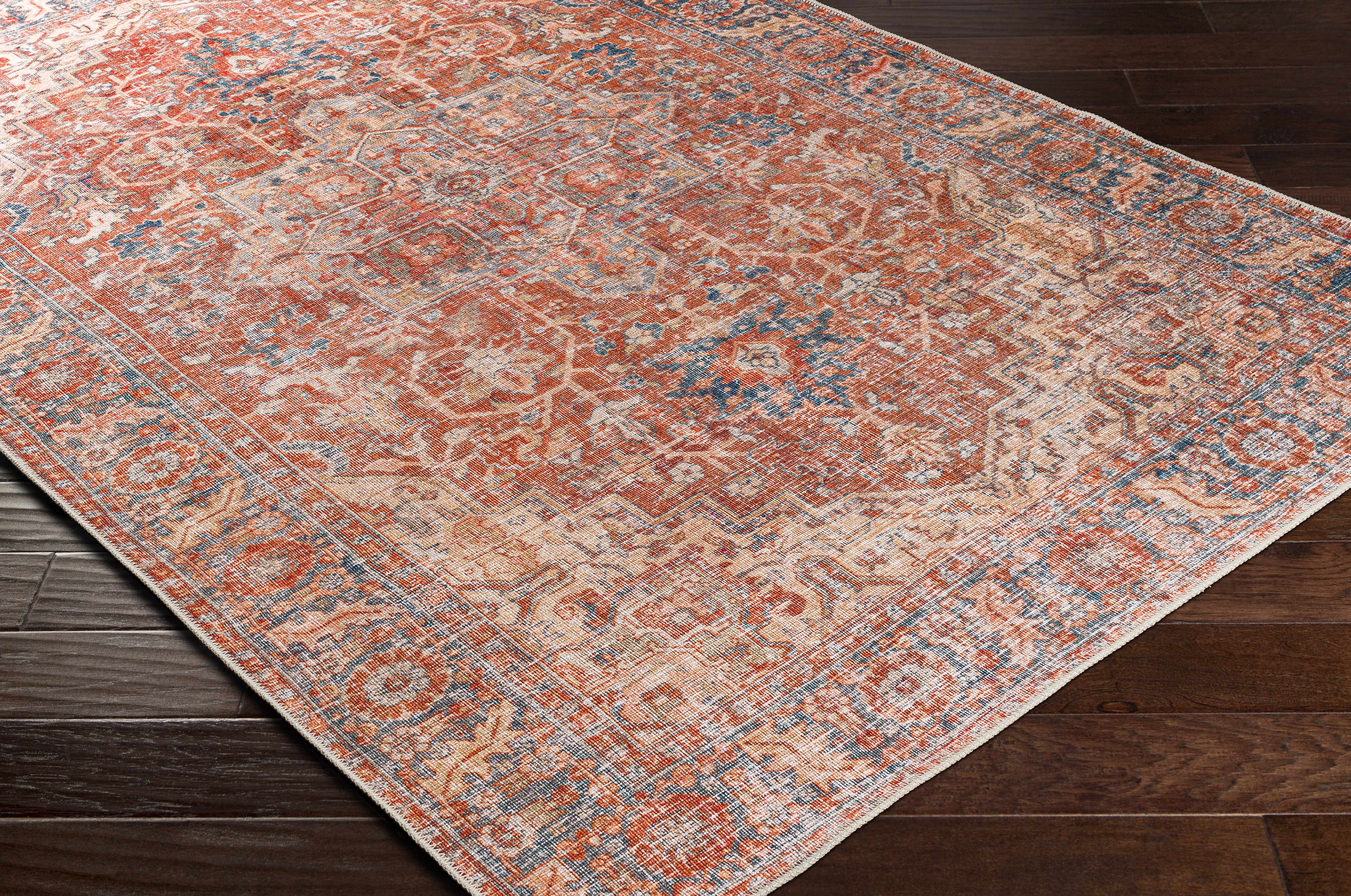 Sampao 2' x 2'11in Traditional Updated Traditional Washable Area Rug - Hauteloom