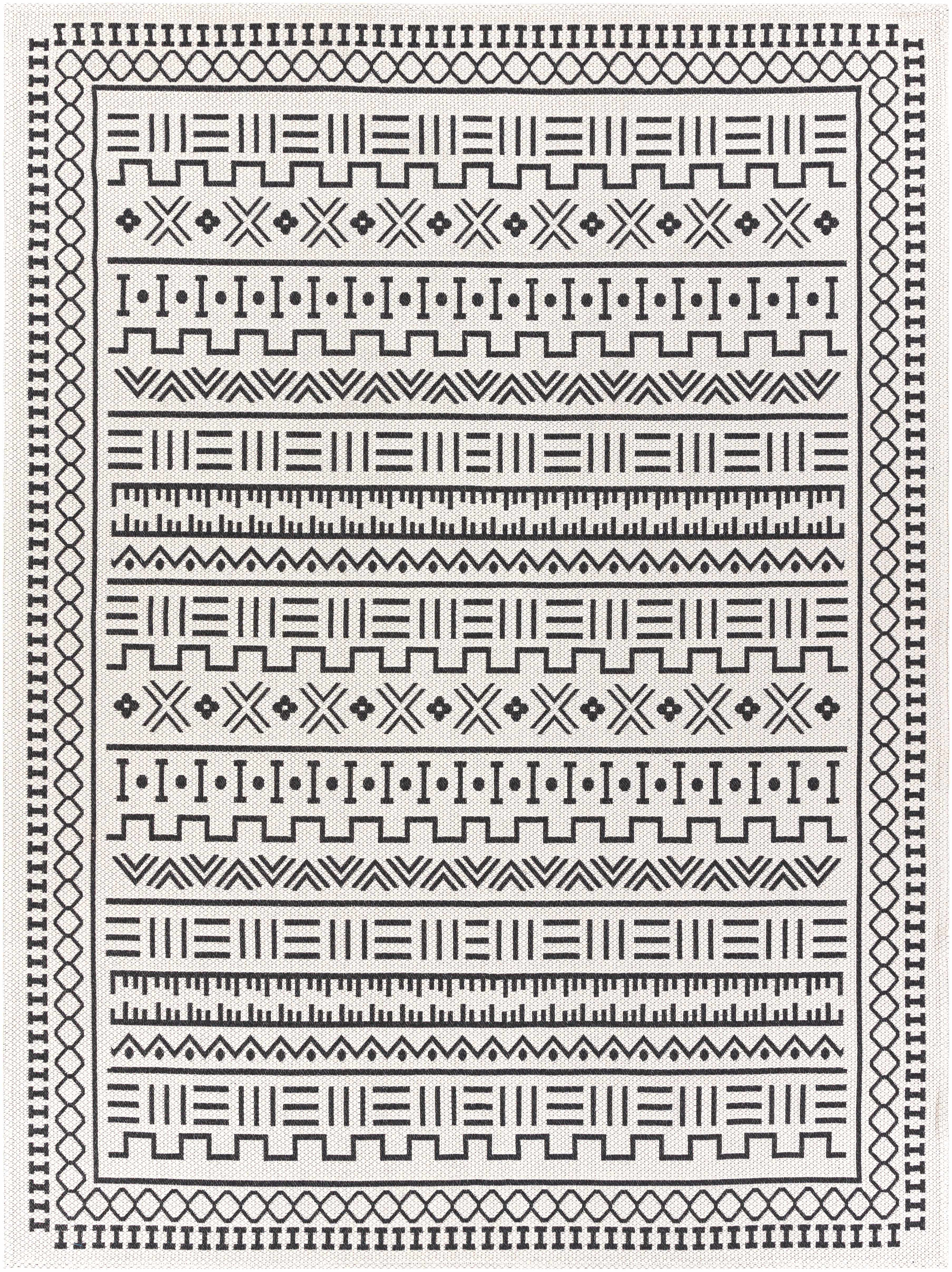 Ashbury 7'7in x 10'2in Cotton Area Rug - Hauteloom