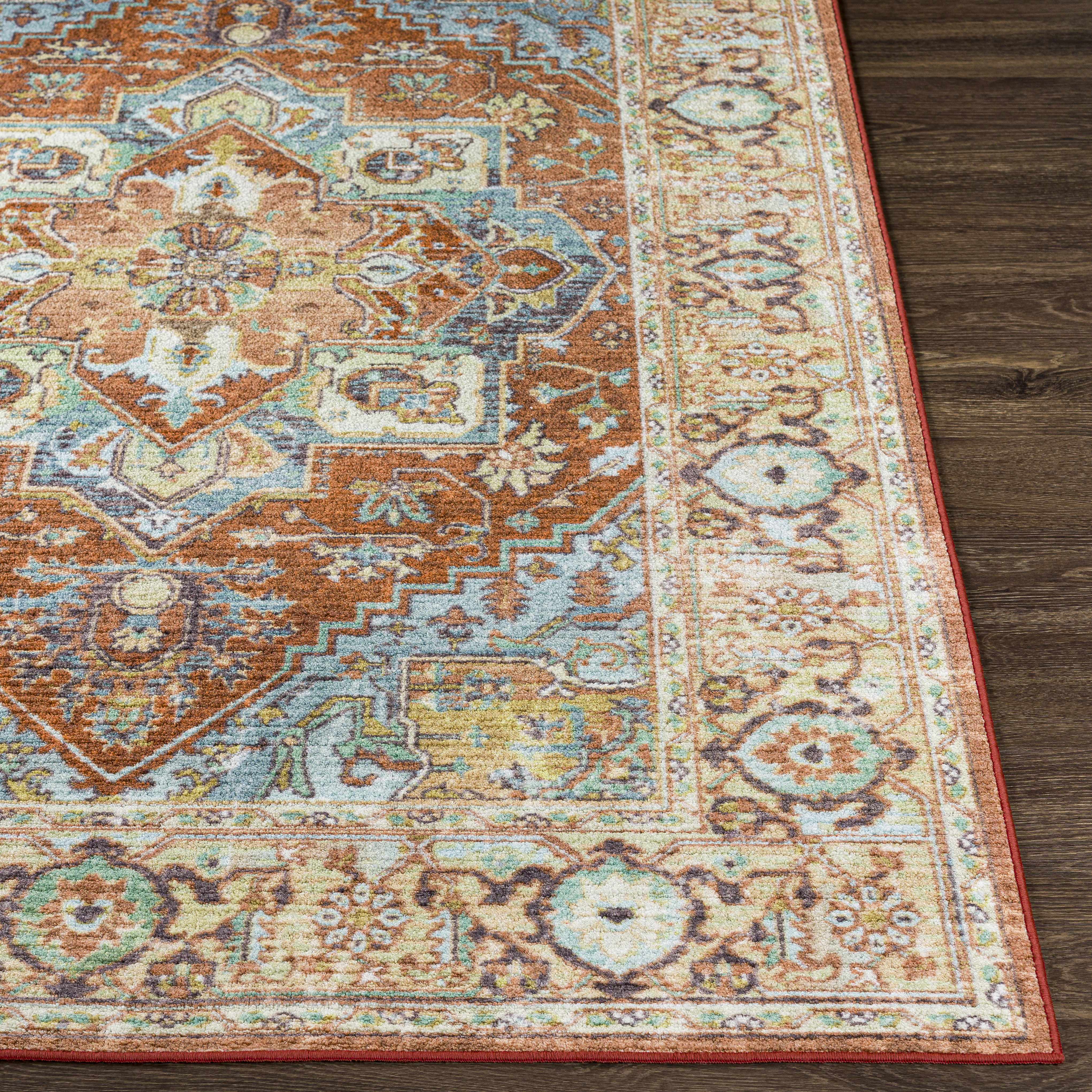 Umabay 2'7in x 4' Traditional Updated Traditional Washable Area Rug - Hauteloom