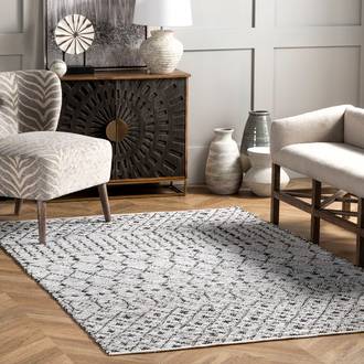 Ivory Westland Modern Trellis rug