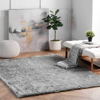 Gray Serenity Shag rug