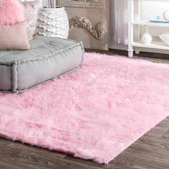 Pink Serenity Shag rug