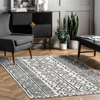 Gray Koko Aztec Legacy rug