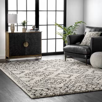 Off White Temara Moroccan Trellis rug