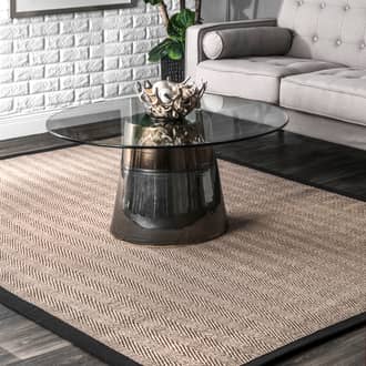 Black Bucolic Cordelia Sisal rug