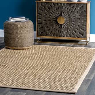 Natural Maui Seagrass Basketweave rug