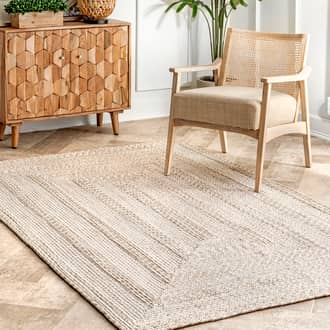 Ivory Jubilee Braided Texture Indoor/Outdoor rug