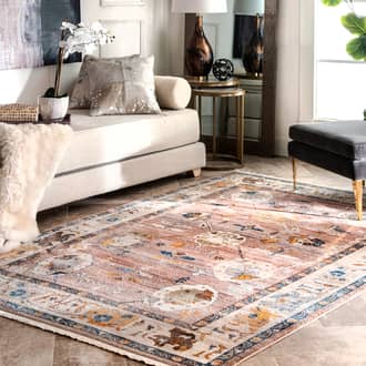 Light Brown Edessa Distressed Foliage rug