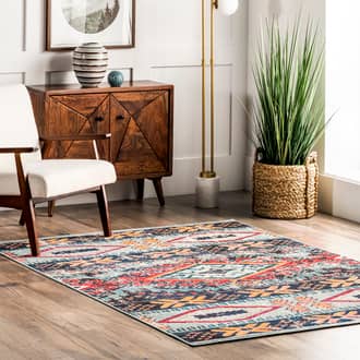 Blue Chroma Alessandra Southwestern Faded rug