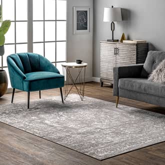 Light Gray Duskenfield Diana Jewel Medallion rug