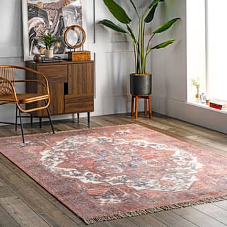 Red Ditmars Sabine Fringe rug