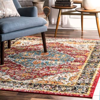 Multi Fervour Olden Medallion Indoor/Outdoor rug