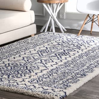 Navy Dimora Moroccan Geometric rug