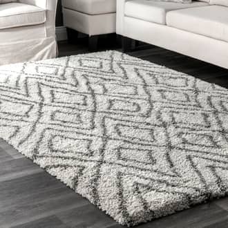 Ivory Dimora Moroccan Diamond rug