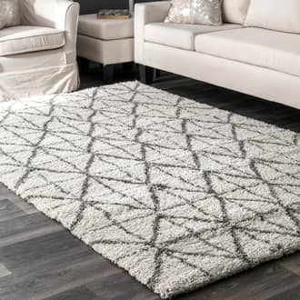 Ivory Dimora Diamond Tiles rug