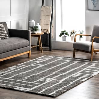 Gray Bolt Priscilla Linear Maze rug