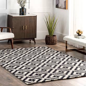 Black Tuscan Scandinavia Diamond rug