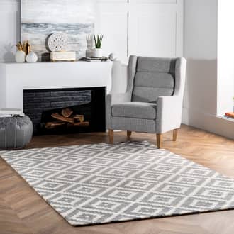 Gray Tuscan Scandinavia Diamond rug