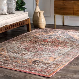 Orange Murcia Vintage Medallion rug