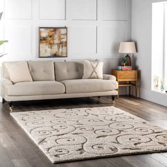 Cream Venice Vine Swirls rug