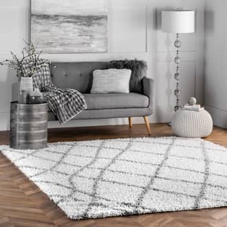 White Bermuda Easy Shag rug