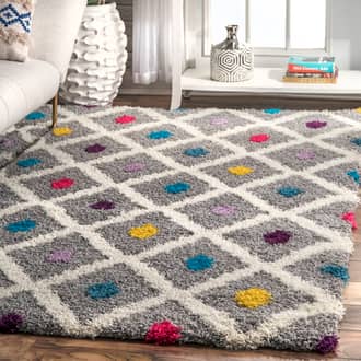 Multi Radiance Pip Trellis Kids rug