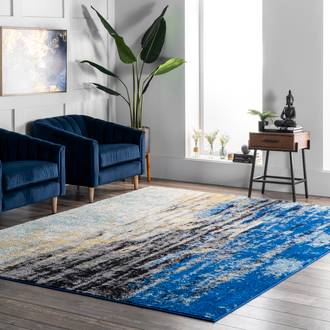 Blue Bosphorus Serene Waterfall rug