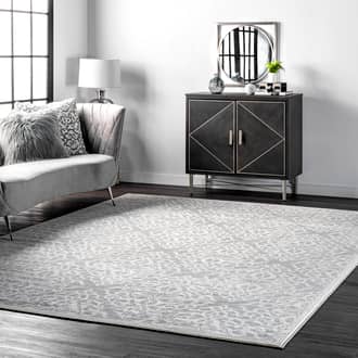 Gray Bosphorus Wrought Iron Trellis rug