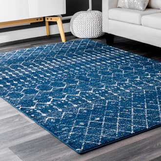 Blue Bosphorus Moroccan Trellis rug