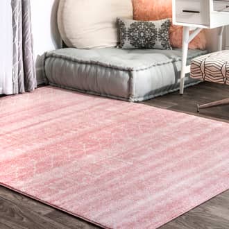 Pink Bosphorus Moroccan Trellis rug