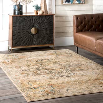 Tan Bristol Diamond Medallion rug