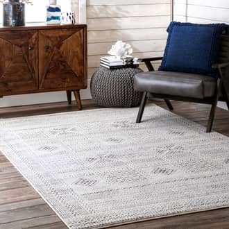 Gray Primavera Tiled Patchwork rug