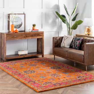 Orange Overdye Vibrant Adileh rug