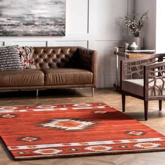 Wine Savanna Southwestern rug