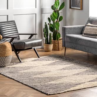 Off White Maui Colette Jute Diamond rug