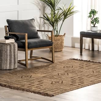 Natural Haystack Giovanna Tuareg Mat rug