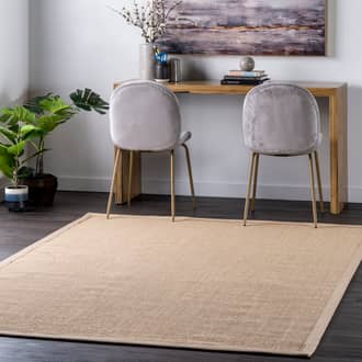 Beige Maui Sisal Border rug