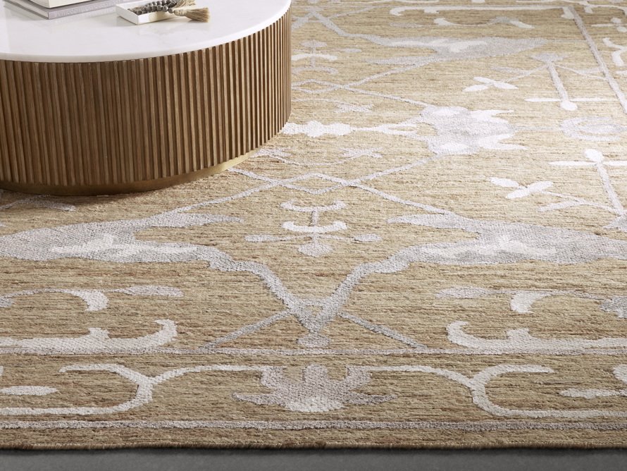 9' X 12' Adelina Handknotted Rug In Natural