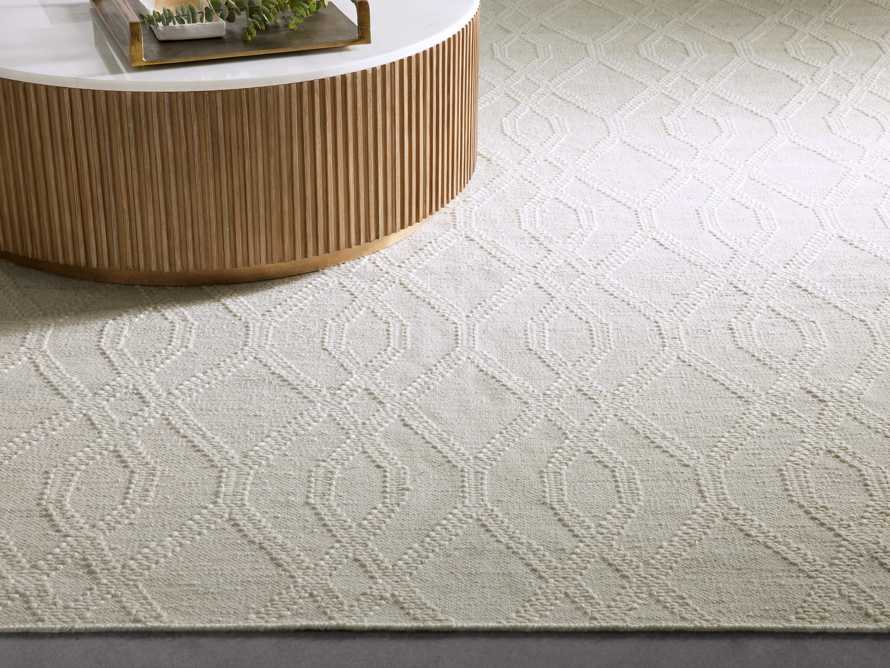 9' X 12' Stratton Flatweave Rug In Ivory