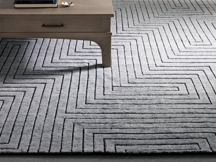 12' X 15' Farida Handwoven Rug In Grey